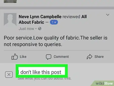Image titled Delete a Review on Facebook on Android Step 4