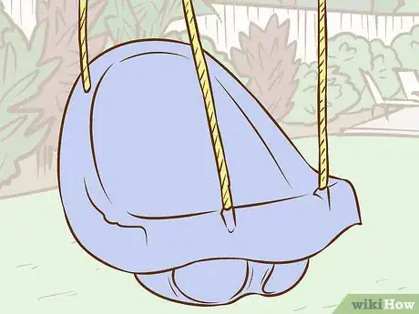 Image titled Keep Your Toddler Safe in a Swing Step 1
