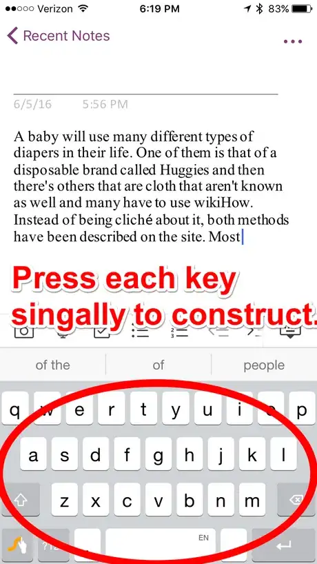 Image titled Use the Swype Keyboard on an iPhone Part 3 C Step 1.png