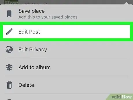 Image titled Remove the Location from Posts on Facebook Step 5