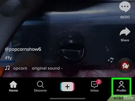 Image titled Change a TikTok Account to Private Step 2