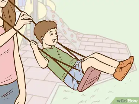 Image titled Keep Your Toddler Safe in a Swing Step 4