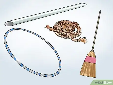 Image titled Get Your Dog to Jump Poles Step 3