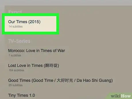 Image titled Download Subtitles from Subscene Step 5