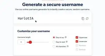 Create a Username