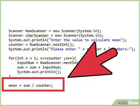 Image titled Write a Program in Java to Calculate the Mean Step 3