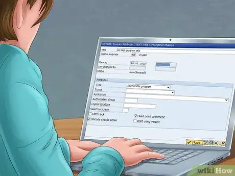 Image titled Create an ABAP Program Step 3