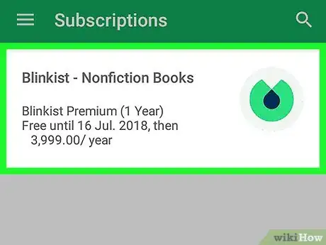 Image titled Cancel Blinkist App on Android Step 4