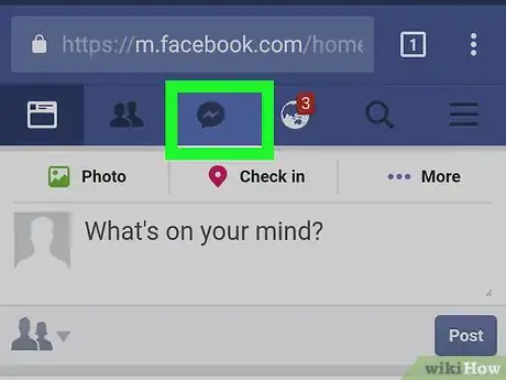 Image titled Send a Facebook Message Without Facebook Messenger on Android Step 2