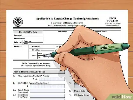 Image titled Change the Status of a B1 Business Visa Step 4