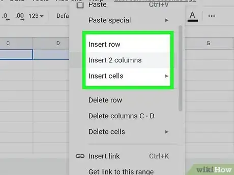 Image titled Add Cells in Google Sheets Step 8