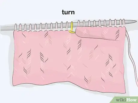 Image titled Knit the Wrap and Turn Short Row Stitch Step 12