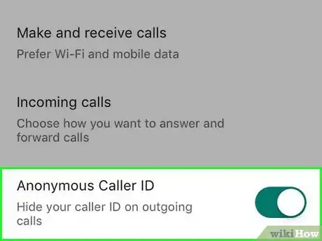 Image titled Hide Your Caller ID on Android Step 17