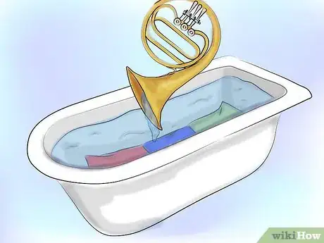 Image titled Bathe a French Horn Step 8