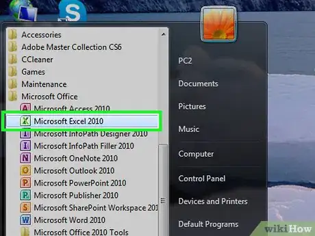 Image titled Create Address Labels from Excel on PC or Mac Step 1