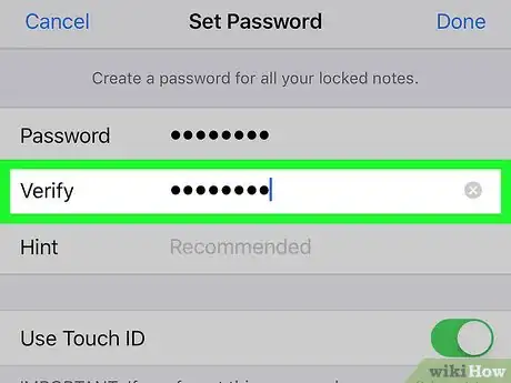 Image titled Protect Sensitive iCloud Notes on iPhone or iPad Step 5