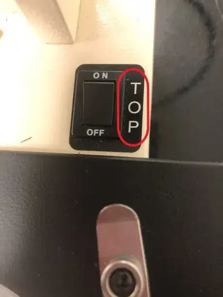 Image titled Light switch for top light