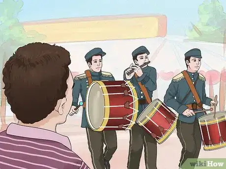 Image titled Become a Civil War Drummer (Reenacting) Step 1