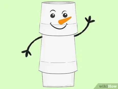 Image titled Make Foam Cup Snowmen Step 10