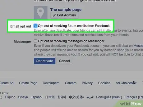 Image titled Deactivate a Facebook Account Step 23