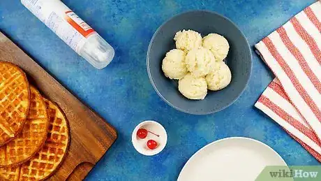 Image titled Make a Belgian Waffle Sundae Step 1
