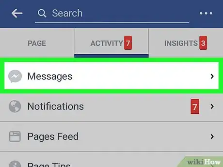 Image titled Message As a Facebook Page on Android Step 5