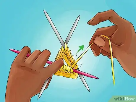 Image titled Knit With Double Pointed Needles Step 14