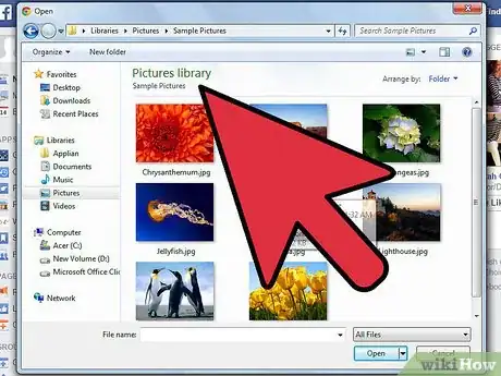 Image titled Post Multiple Photos on Facebook Step 4