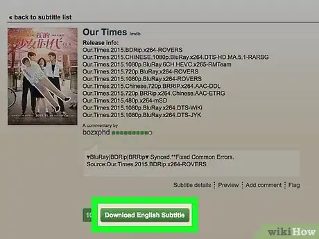 Image titled Download Subtitles from Subscene Step 8