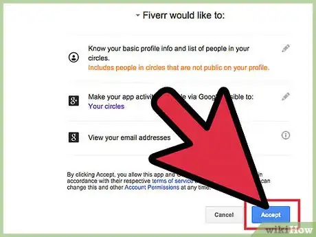 Image titled Link Your Social Media on Fiverr Step 11