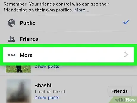 Image titled Hide Your Number of Friends on Facebook on iPhone or iPad Step 6
