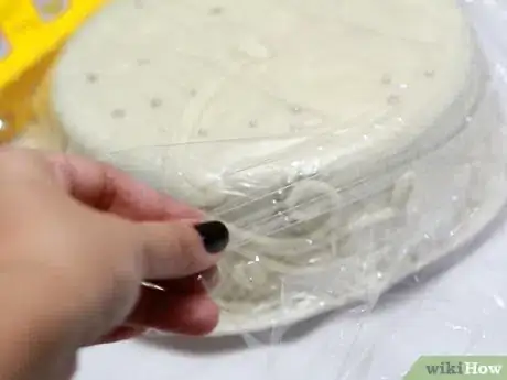 Image titled Wrap a Wedding Cake Step 4