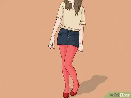 Image titled Wear Red Tights Step 4