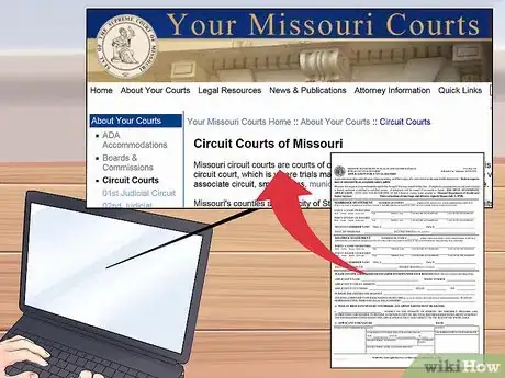 Image titled Find Divorce Records in Missouri Step 3