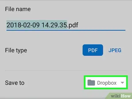 Image titled Scan Documents to Dropbox on Android Step 9