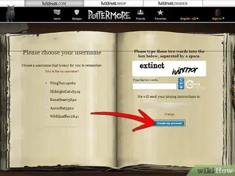 Image titled Join Pottermore Step 4