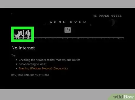 Image titled Find and Play Google's Dinosaur Game Step 9