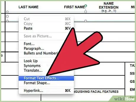 Image titled Fill Out Paper Forms with MS Word Step 9