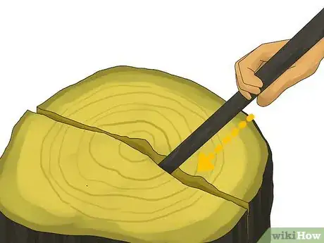 Image titled Split Gnarly Firewood Step 8