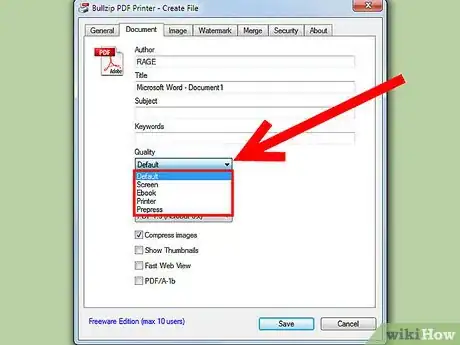 Image titled Create PDF Files from Any Windows Application Step 8