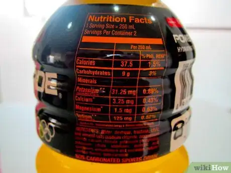 Image titled Assess the Quality of a Sports Drink Step 1Bullet2