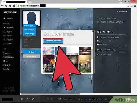 Image titled Edit Your MySpace Background Step 2