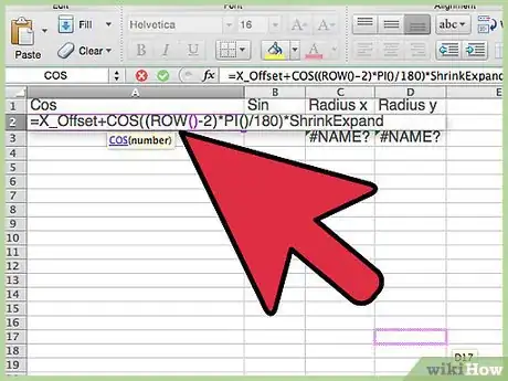 Image titled Create a Sin and Cos Circle in Excel Step 7