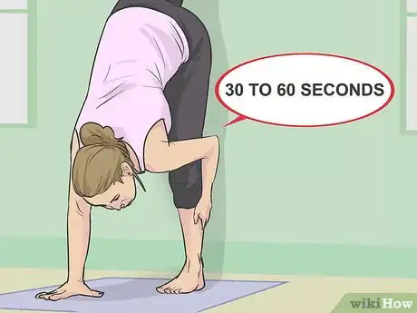 Image titled Do Standing Splits at the Wall in Yoga Step 15