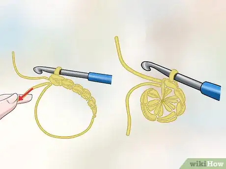 Image titled Crochet Pansy Flowers Step 1