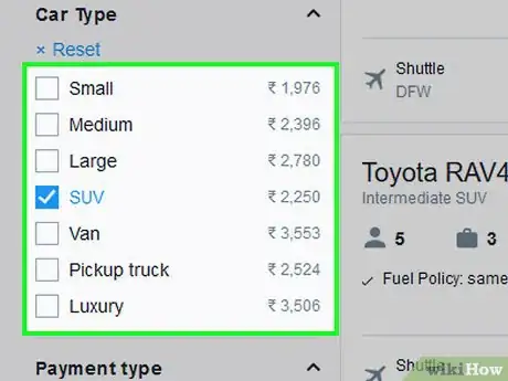 Image titled Rent a Car on Kayak Step 8