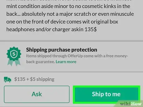 Image titled Pay on OfferUp on iPhone or iPad Step 11