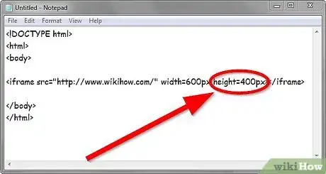 Image titled Resize iFrames in HTML Step 4