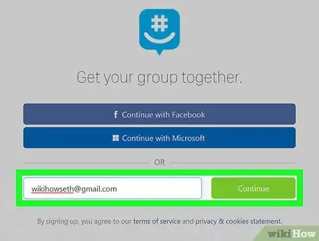 Image titled Join GroupMe on PC or Mac Step 4