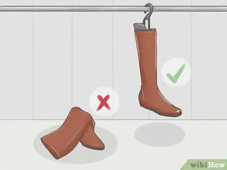 Image titled Prevent Leather Boots from Creasing Step 2